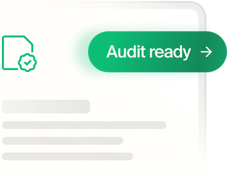 Audit ready