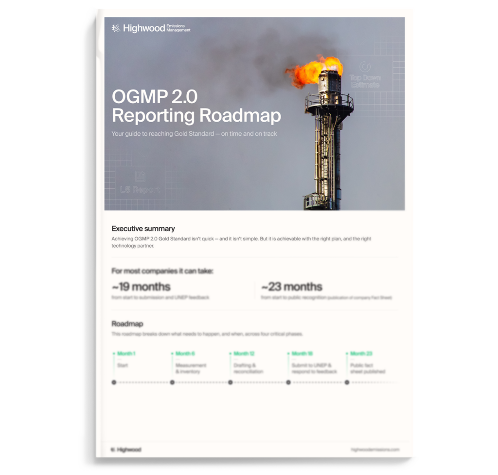 OGMP 2.0 Reporting Roadmap